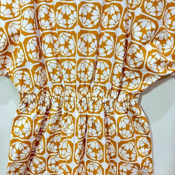 Rebecca Taylor Poplin Floral Wide Leg Jumpsuit Lattice Fleur Size 2 Quiet Luxury - Picture 5 of 12